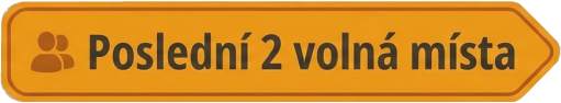 Poslední 2 volná místa